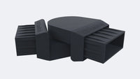 Bend Adjustable Top Rail Connector (Plastic) (1pc)