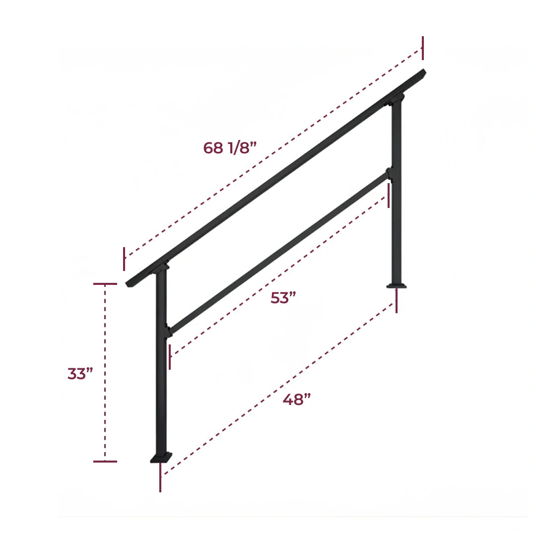 Stair Handrail Kit (1pc) - 5 Steps