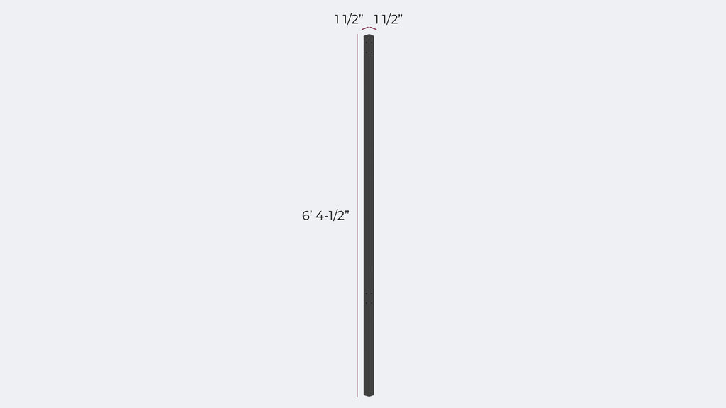 Ornamental Fence Kit Post (1pc)