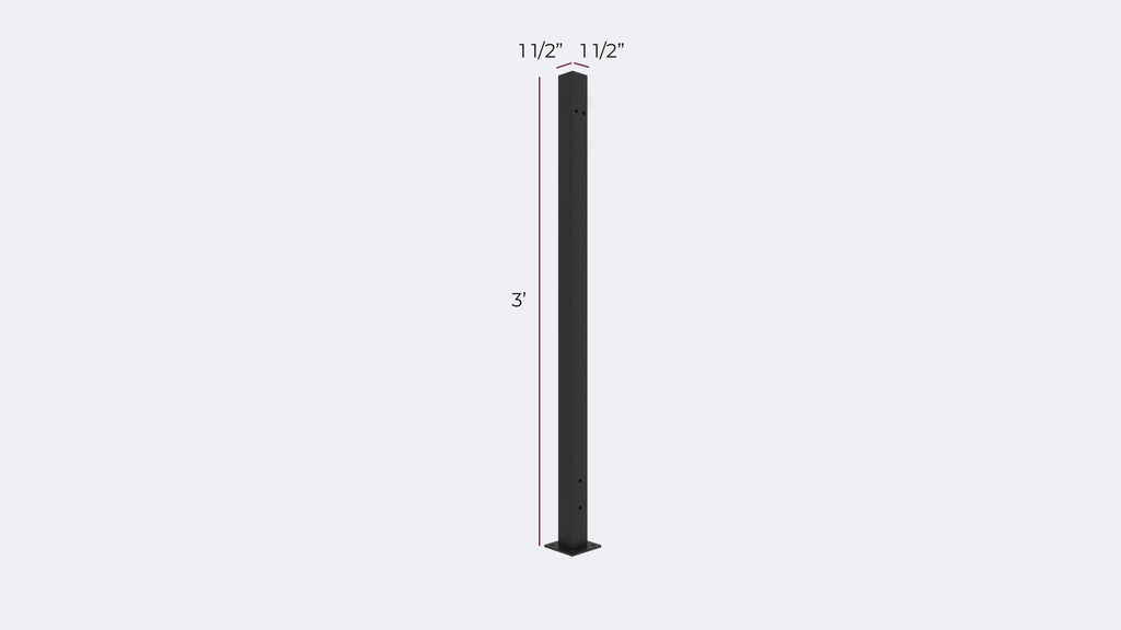2 End Posts (V3) - 42" (1pc)