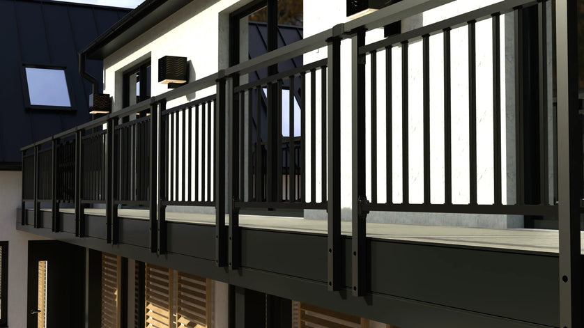 Side Mount Plain Posts (1pc)