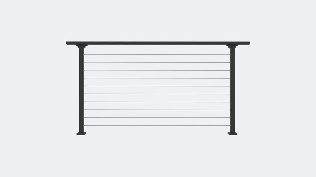 Cable Horizontal Handrail Kit (1pc)